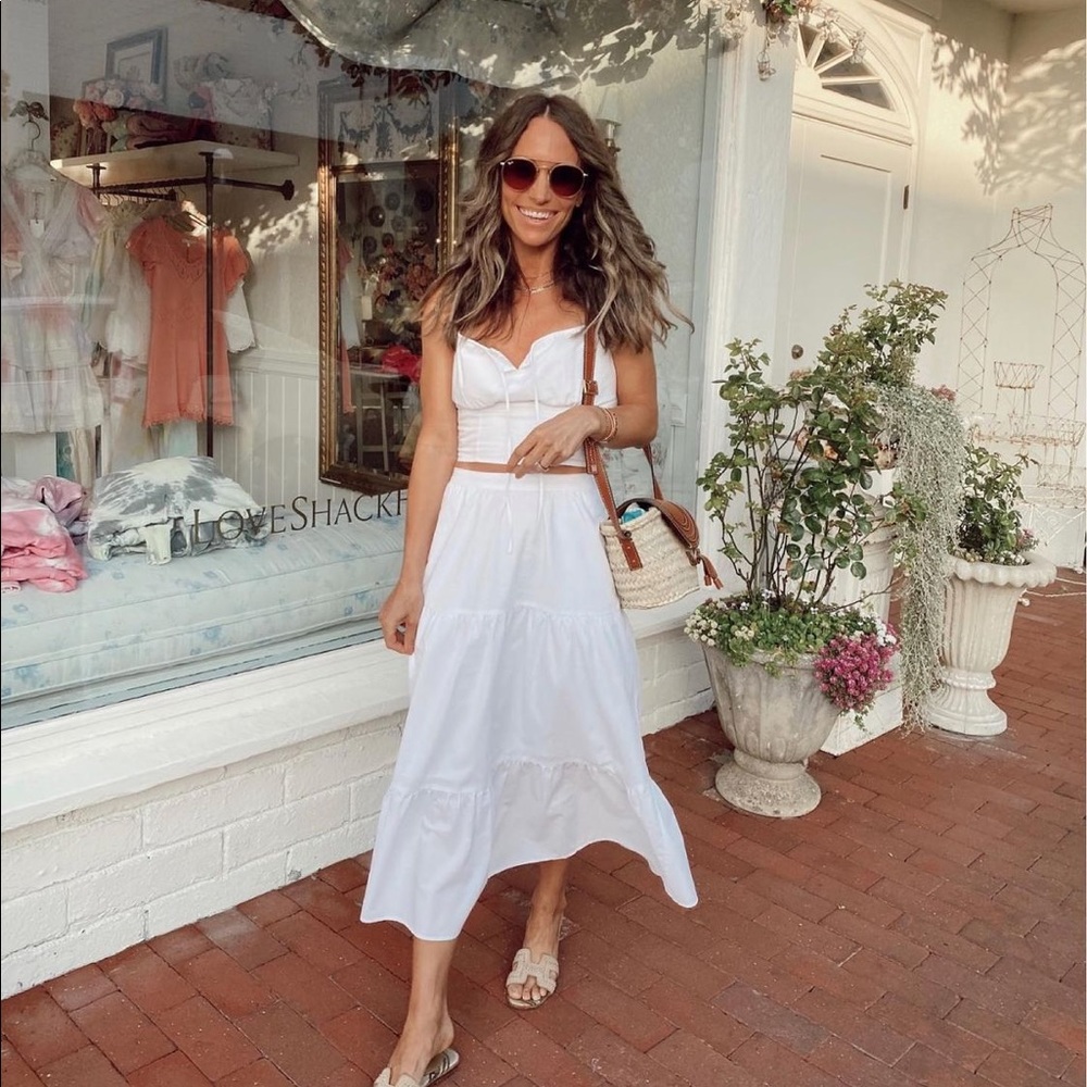 A&F Tiered Midaxi